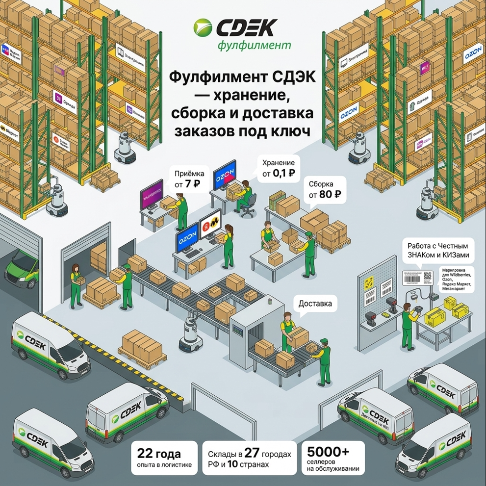 Фулфилмент СДЭК